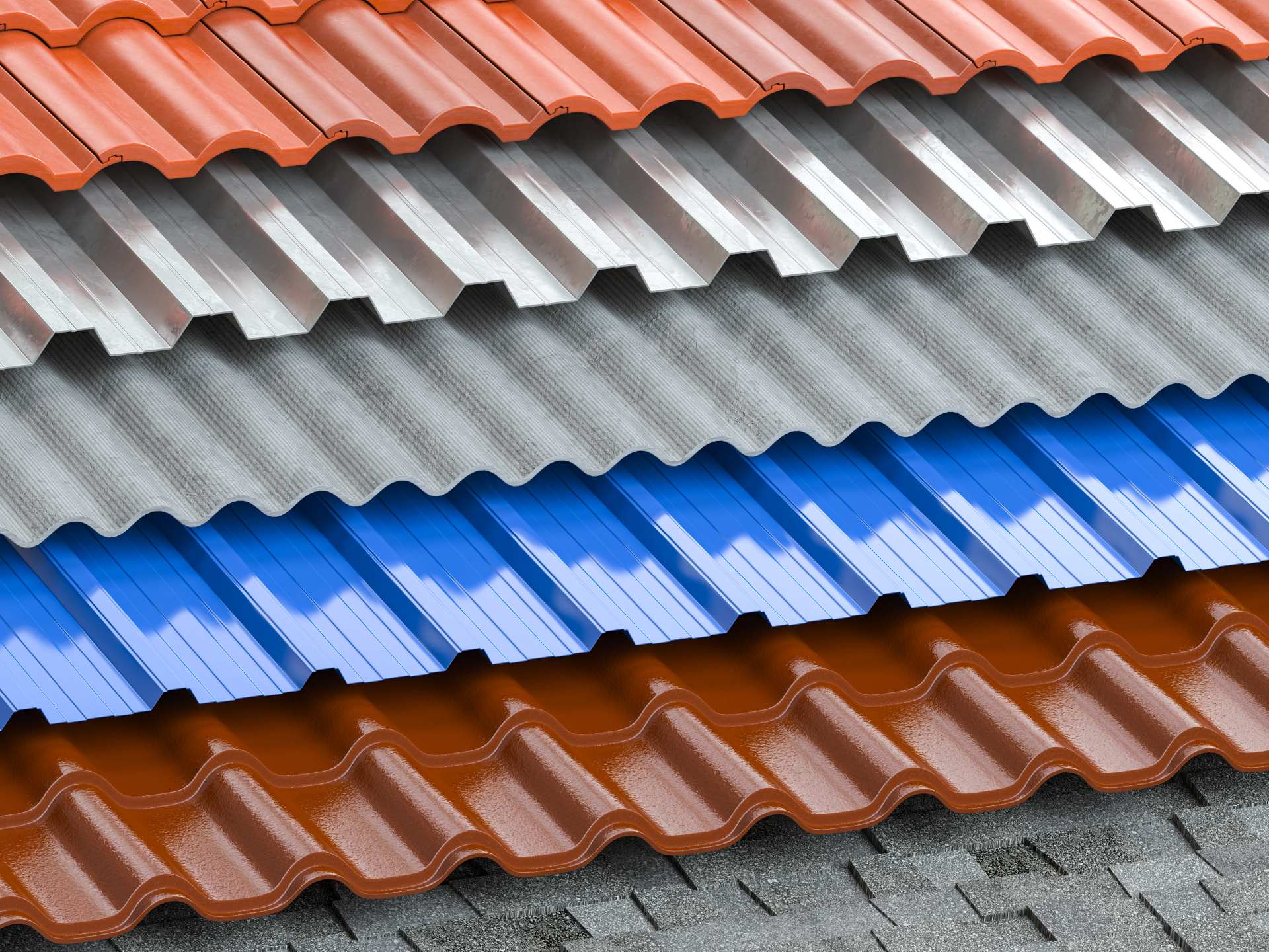 roof protective coatings, Different types of roof coating