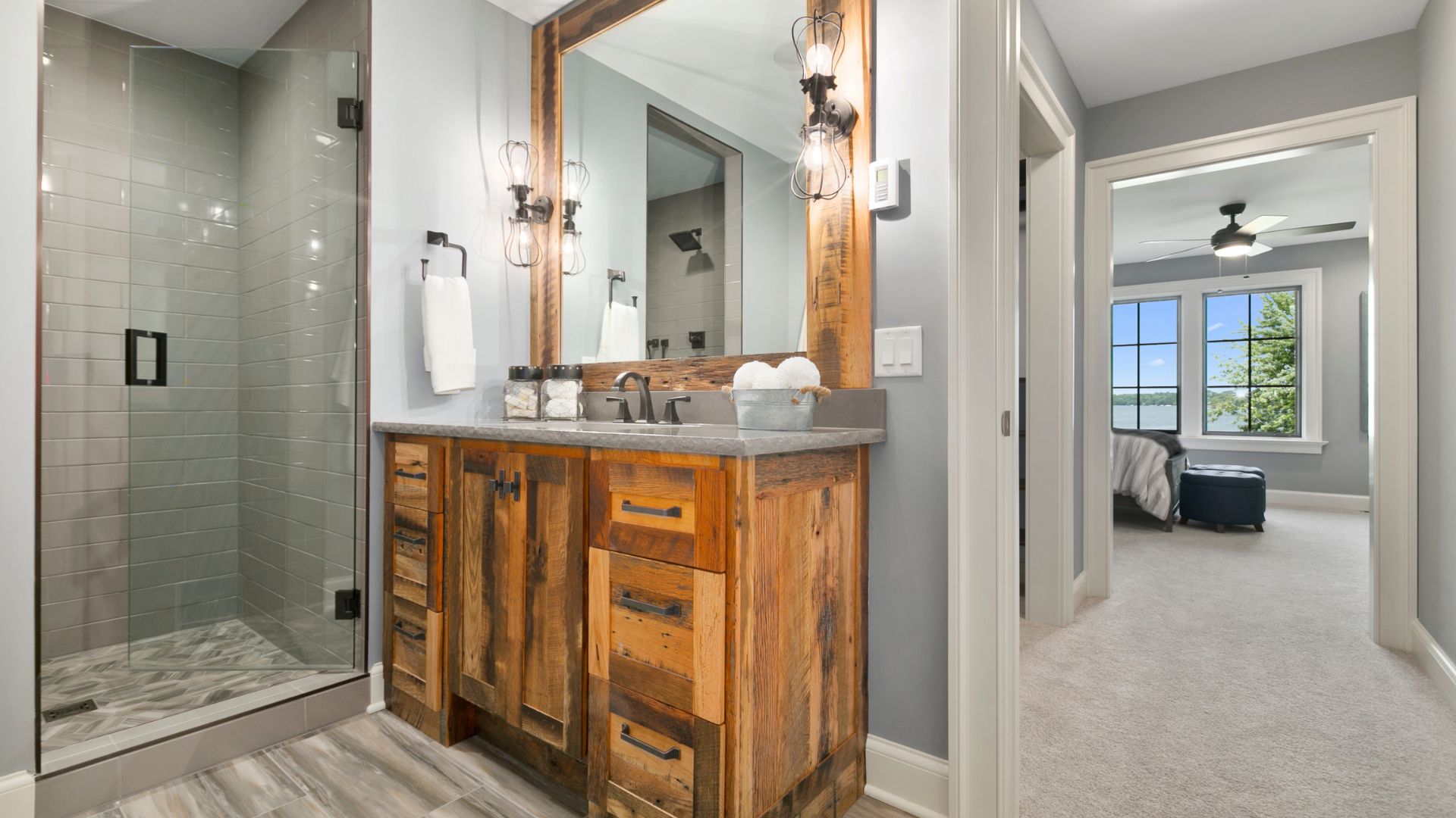 Bathroom remodeling with luxurious showers, stylish sinks, and professional craftsmanship.