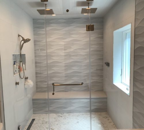 Garden City Bathroom Remodel 6 6 Luxurious bathroom remodeling featuring a spa-like atmosphere.